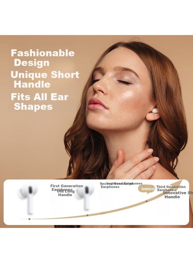 Bkayp True Wireless Bluetooth Earbuds In-ear Noise Cancelling Long Battery Life Comfortable Side Sleep Design High-quality Sound Compatible With Apple Iphone 17 Huawei Oppo Xiaomi - Image 1