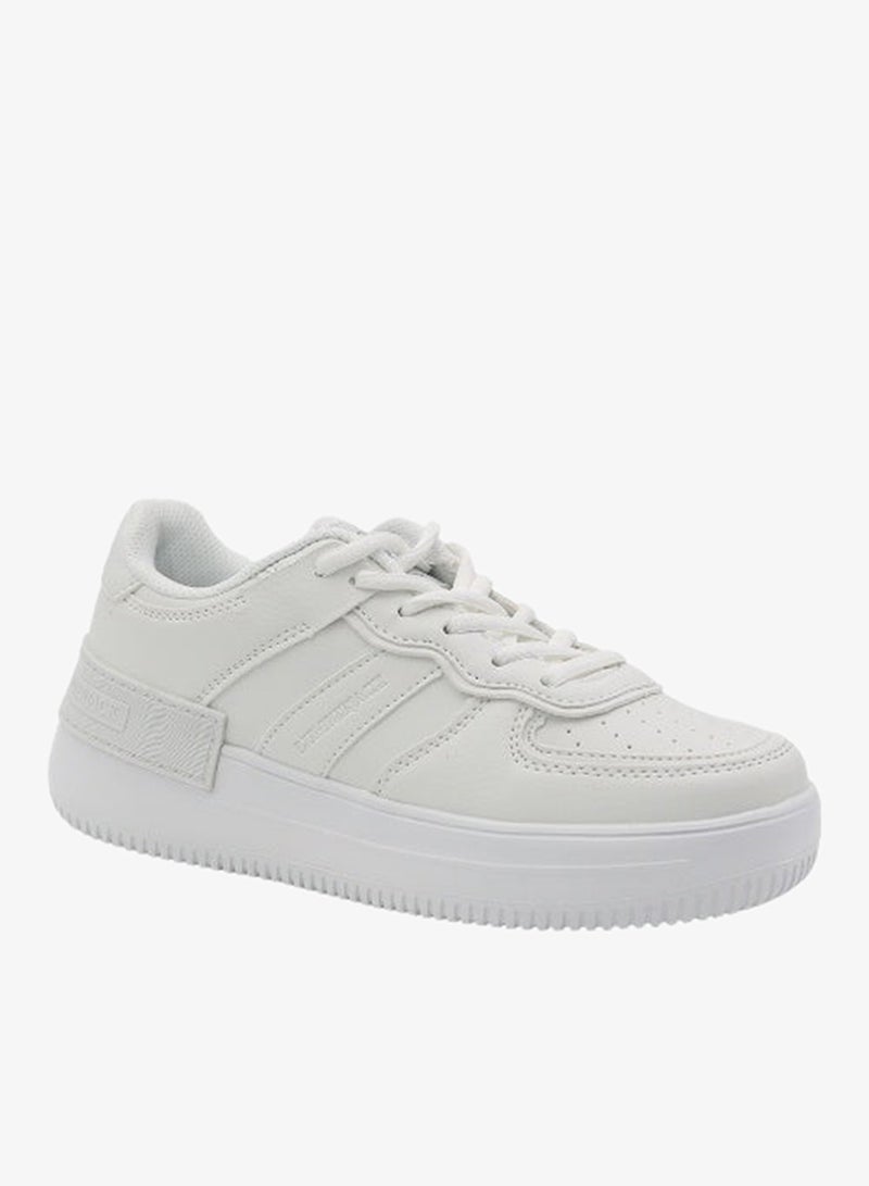 Lumberjack Women’s Panelled Lace‑Up Sneaker – Trendy Low‑Top Casual Shoe with Cushioned Sole & Durable Synthetic Upper - Image 2