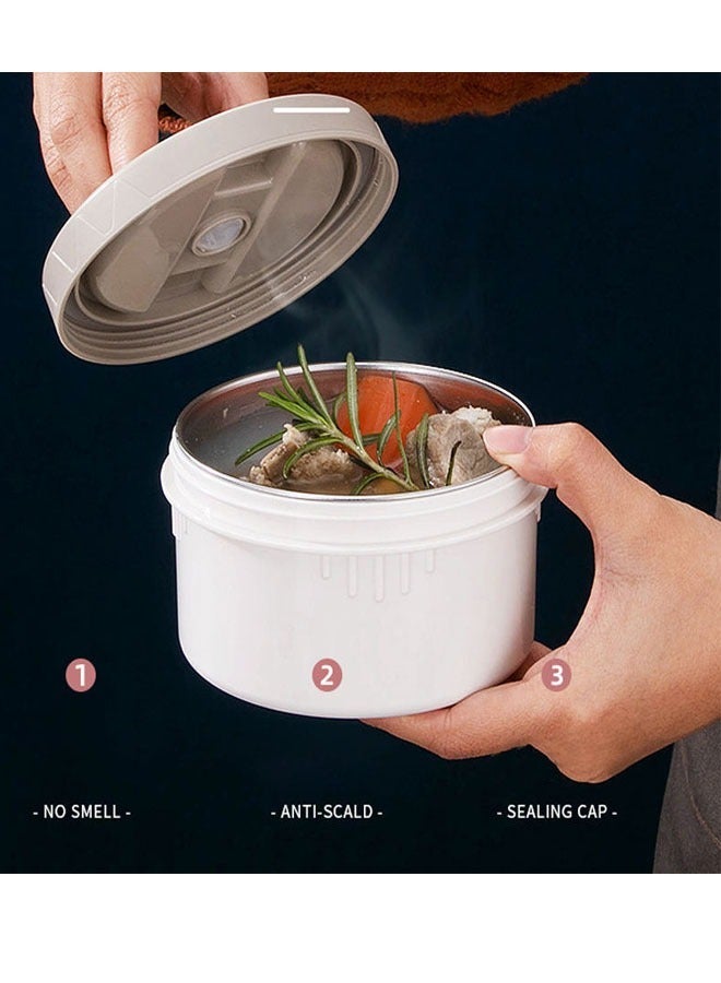 Stainless Steel Vacuum Student Insulation Lunch Box Multi-layer Sealed Leak-Proof Partition Lunch Box - Image 4