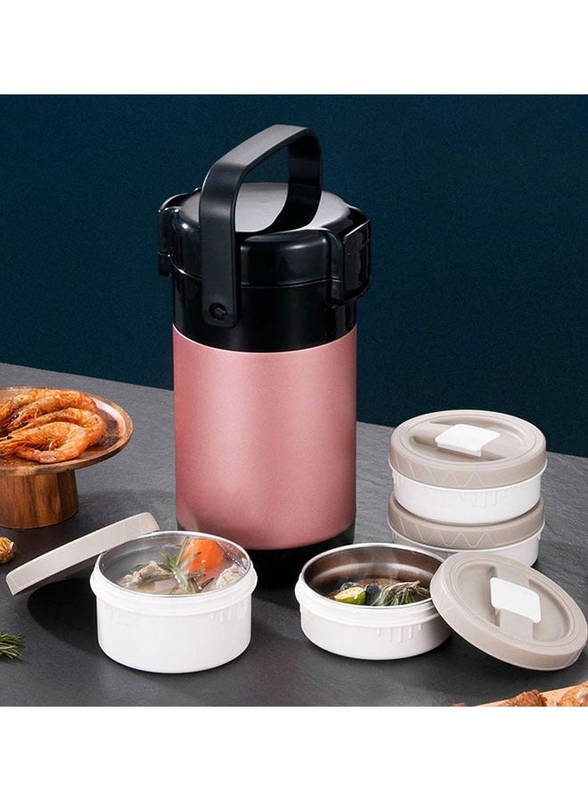 Stainless Steel Vacuum Student Insulation Lunch Box Multi-layer Sealed Leak-Proof Partition Lunch Box - Image 5