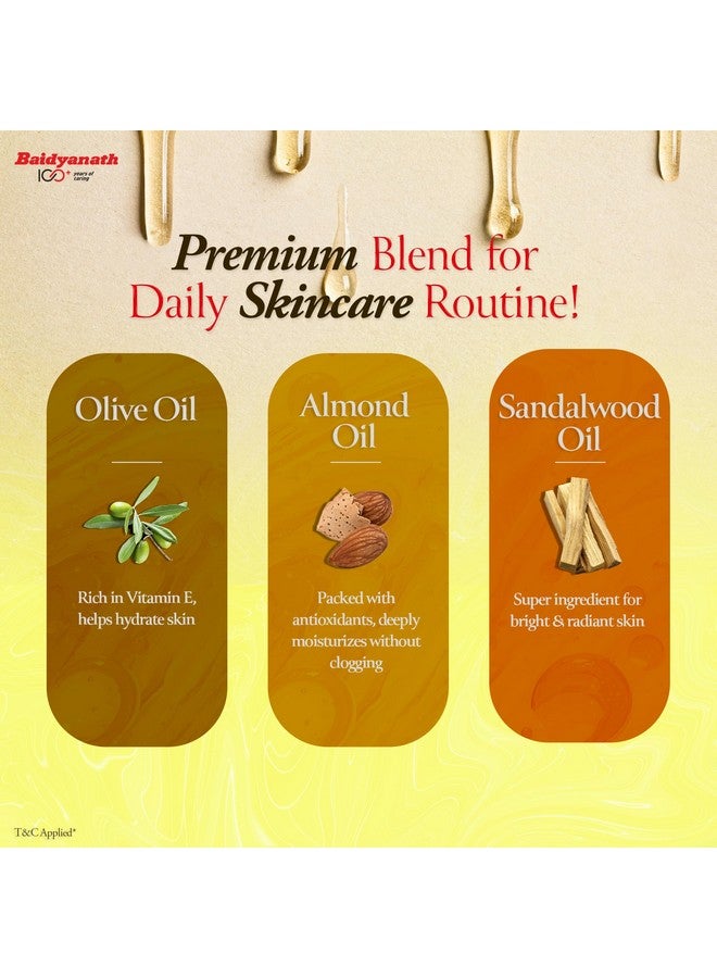 Baidyanath زيت بايدياناث المرطب والمغذي للجسم | غني بمضادات الأكسدة والفيتامينات للترطيب العميق، وتوحيد لون البشرة والإشراق | يقلل من الخطوط الدقيقة | 200 مل - Image 4