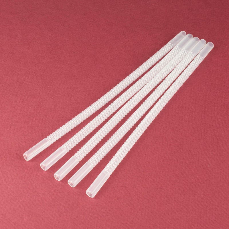 Diximus Bendable Straws - 11 inch Long Flexible Straws - Bendy Drinking Straw Reusable - 5 Pack - Image 5