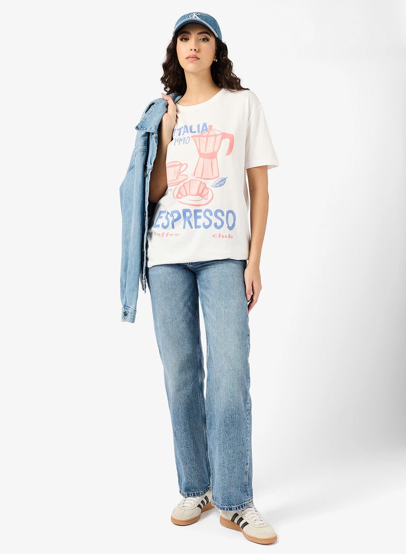 جينجر تيشيرت بياقة دائرية - Image 4