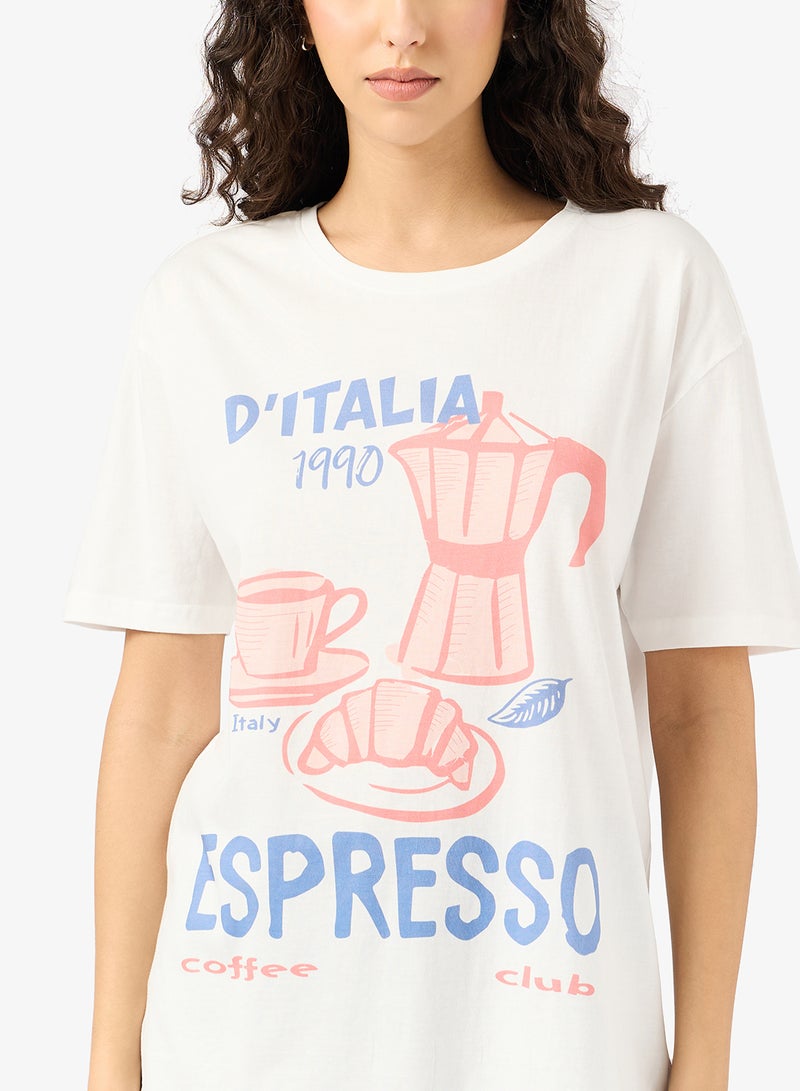 جينجر تيشيرت بياقة دائرية - Image 3