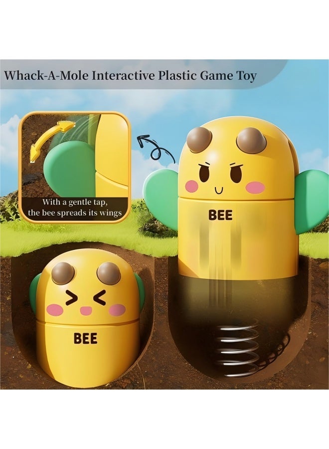 Keranixy Whack A Mole Preschool Toddler Toy,Early Education Toys Child Interactive Games Portable Game Machine,For Boys And Girls（Green） - Image 4