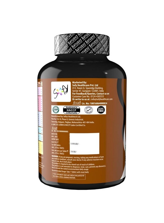 NATURYZ Naturyz Men's Sport Advanced Daily Immunity Supplement Specialized Multivitamin Tablet -Pack of 60 count  - Image 4
