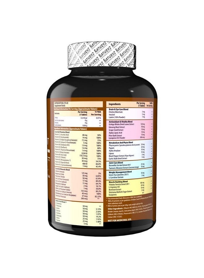 NATURYZ Naturyz Men's Sport Advanced Daily Immunity Supplement Specialized Multivitamin Tablet -Pack of 60 count  - Image 2