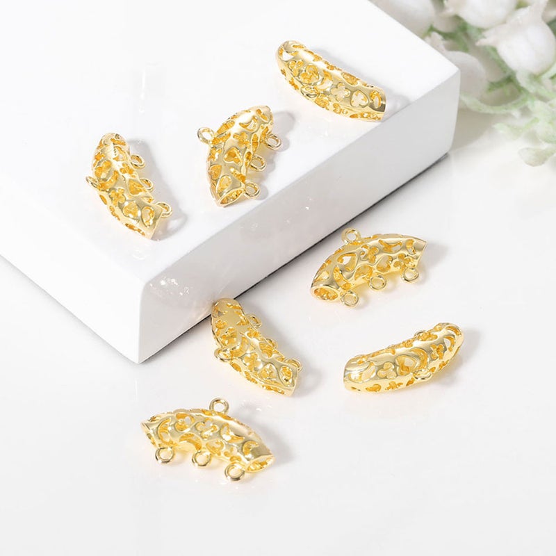 4Pcs Metal Earrings Pendant DIY Earring Pendant Alloy Pendant DIY Jewelry Accessories( ) - Image 4