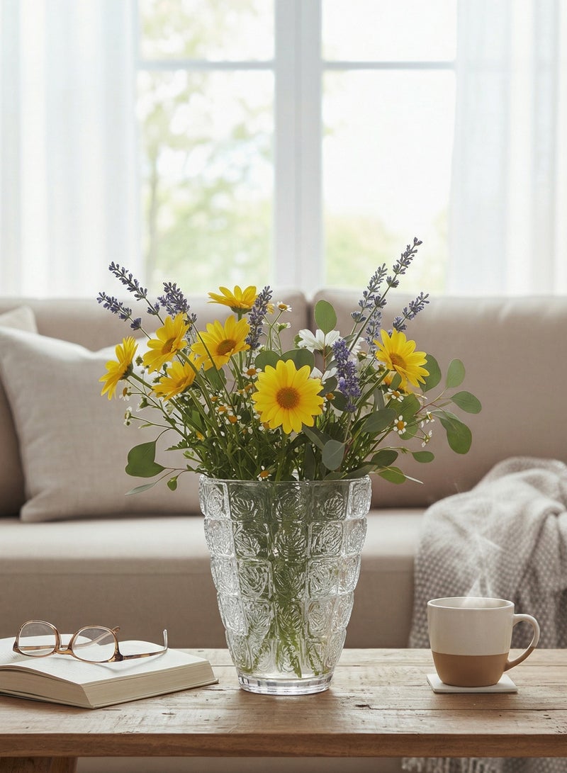 كريستال آرك مزهرية كريستالية حرفية - ديكور فاخر منحوت - قطعة مركزية عصرية مصنوعة يدويًا - هدية منزلية أنيقة - صناعة كريستالية رائعة - Image 5