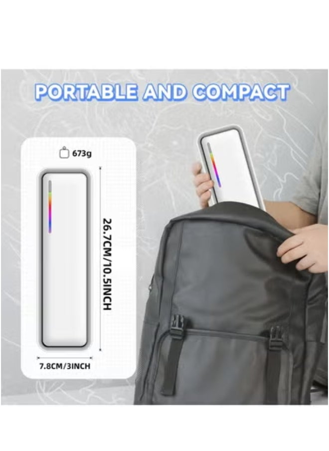XiuWoo Portable Wireless Printer, Inkless, Support Roll Paper, Black Label Paper, Tattoo Paper, High Quality, Compatible with IOS, Android and Laptop, Suitable for Office, Home, School and Travel  - Image 2