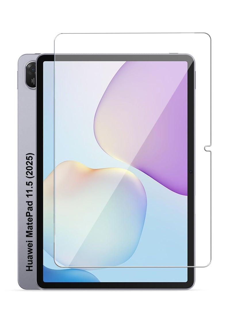 Huawei MatePad 11.5 (2025) Screen Protector,HD Clarity Tempered Glass Screen Protector Film Scratch Resistant Bubble Free, High Transparency, Delicate Touch Screen Protector For Huawei MatePad 11.5 (2025) - Image 1