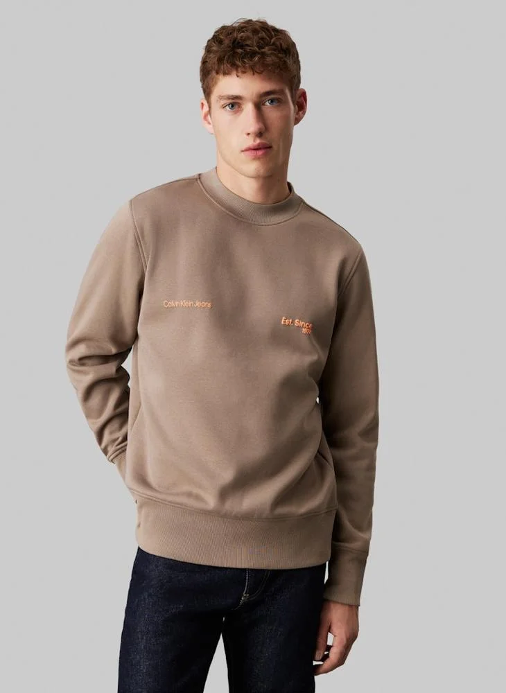 كالفن كلاين جينز Logo Crew Neck Sweatshirt