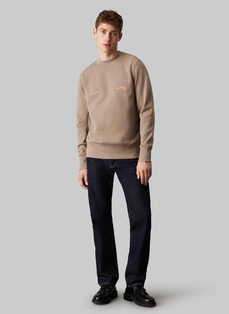 كالفن كلاين جينز Logo Crew Neck Sweatshirt