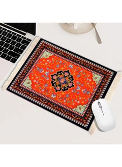 Tassel Mouse Pad Best-selling Gift Hair Whisker Mouse Pad Felt Row Whisker Environmentally Friendly Rubber Mouse Pad-Colour:270*180*3mm (2cm On Both Sides Of The Tassel, 230mm Rubber)-Pattern:ZY-LS-002