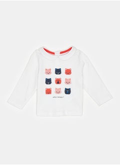 Okaidi OBaiBi By Okaidi Baby Girls Tshirt  - Image 1