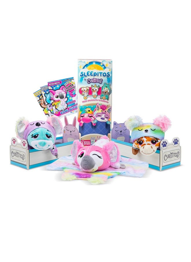 Basic Fun Cutetitos Sleepitos Collectible Plush - Snuggly Surprise Stuffed Animals - Collect All 10! Which Will You Get?  - Image 1
