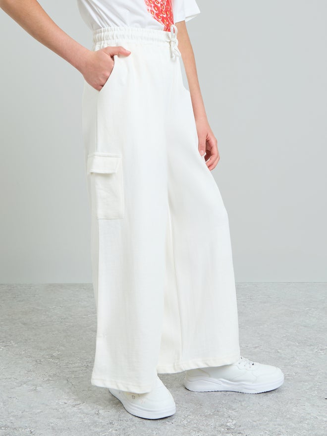 Styli Teen Girls Wide Leg Cargo Joggers - Image 1