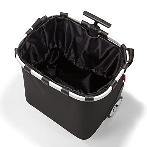 reisenthel carrycruiser Black - Portable Shopping Trolley with Sturdy Aluminum Frame, Shoulder Strap and Removable mesh Inner Bag - Water-Repellent - Image 3