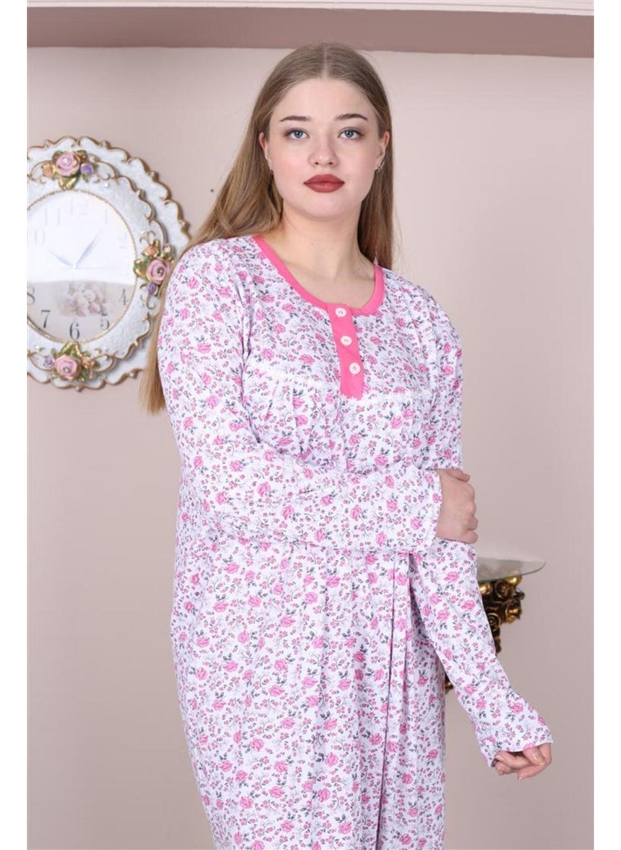 Seva Mother, Hospital Nightgown Long 140CM Outsize Comfortable Pattern  - Image 4