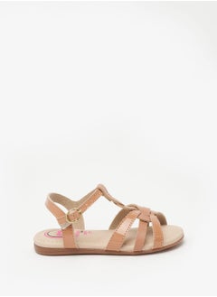 MOLEKINHA Infant Pearl Back Strap Sandals  - Image 1