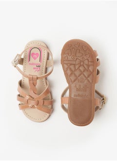 MOLEKINHA Infant Pearl Back Strap Sandals  - Image 5