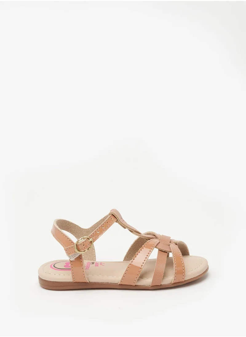 MOLEKINHA Infant Pearl Back Strap Sandals