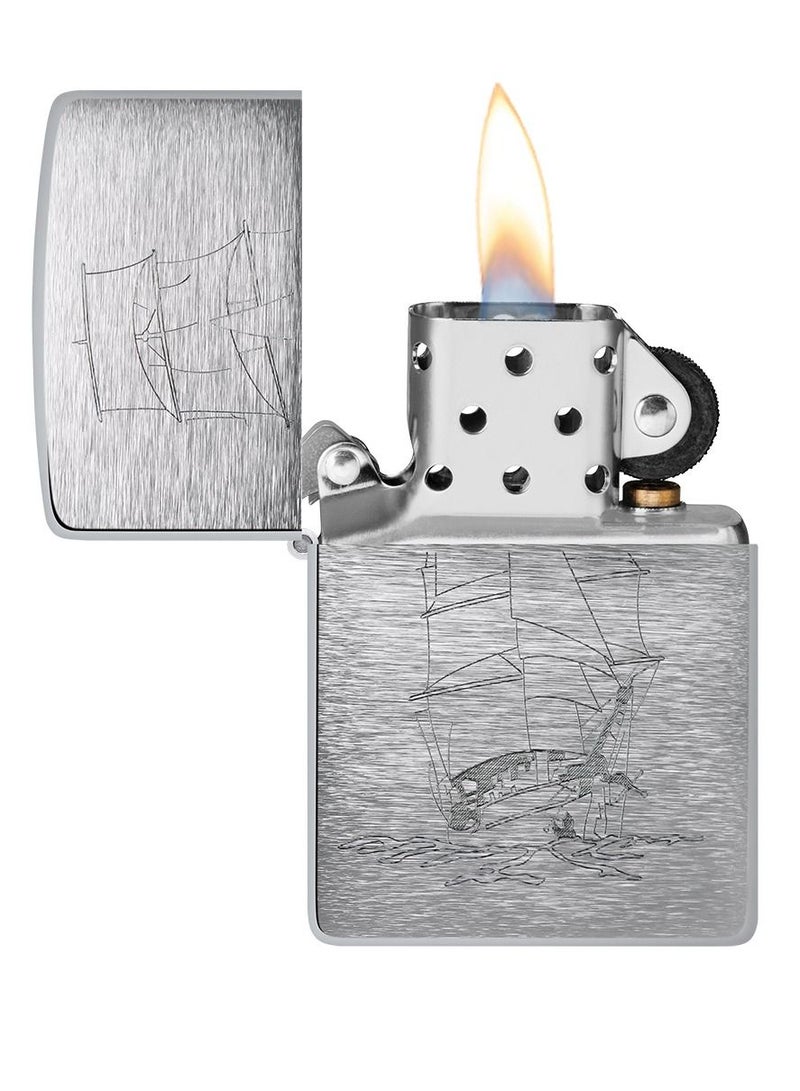 Zippo Ae182866 200 سفينة في البحار العالية ولاعة مقاومة للرياح بالكروم المصقول - Image 3