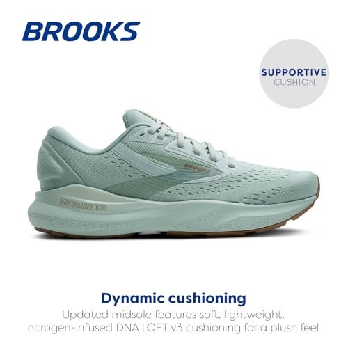 Brooks Women’s Adrenaline GTS 24 Supportive Running Shoe - Cloud Blue/Coconut/Portabella - 7.5 Medium - Image 2