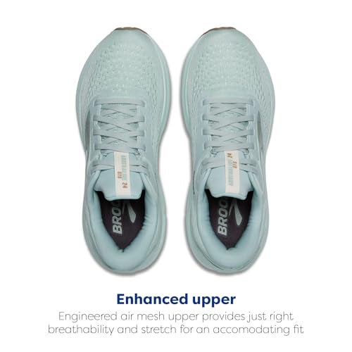 Brooks Women’s Adrenaline GTS 24 Supportive Running Shoe - Cloud Blue/Coconut/Portabella - 7.5 Medium - Image 4