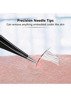 3 Pieces Pointed Tweezers Ingrown Hair Tweezers Precision Needle Nose Pointed Tweezers Stainless Steel Blackhead Remover for Eyebrow Hair Facial Hair Removal (Black Yellow Green) - pzsku/ZB8210C2B55F1AFD86284Z/45/_/1678697810/5d3693a0-8db7-4751-9cff-55a199da7201