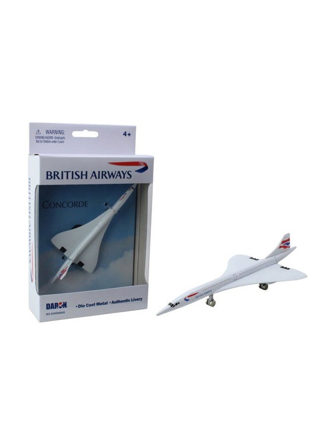 Daron British Airways Concorde Single Plane Toy , White Small - Image 1