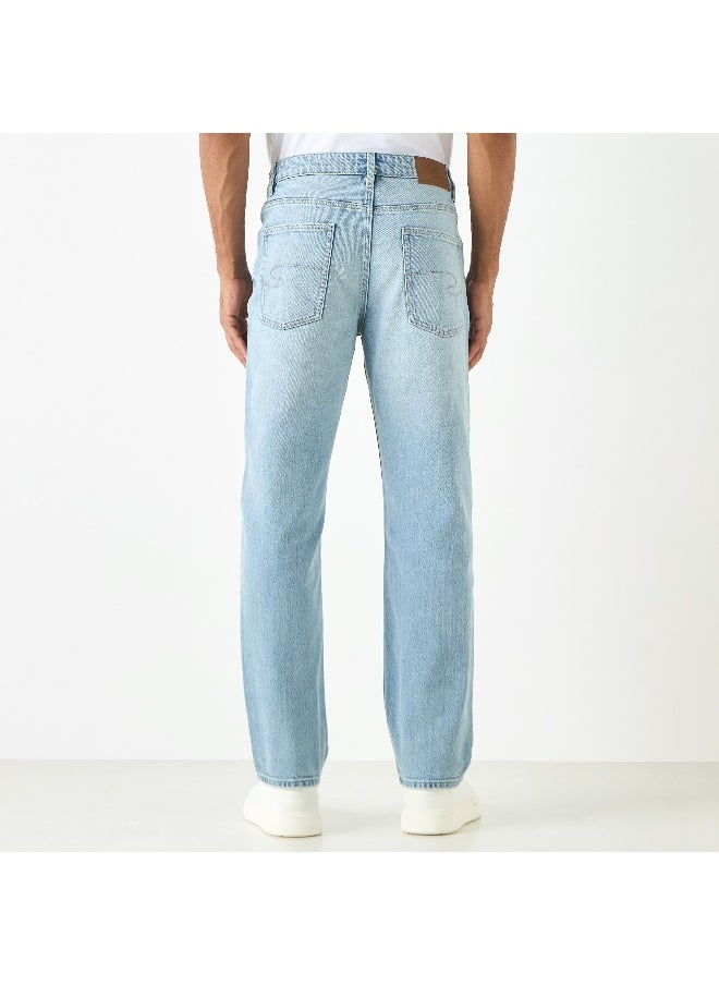 Lee Cooper Lee Cooper Straight Cut Jeans with Pockets  - Image 1