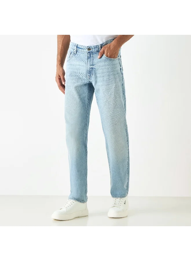 Lee Cooper Lee Cooper Straight Cut Jeans with Pockets