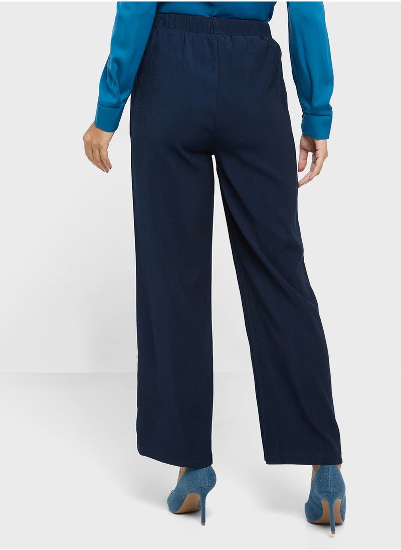 ELLA - High Waist Tailored Pants - Image 1
