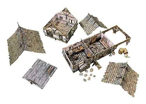 Battle Systems Modular Fantasy Scenery Perfect for Roleplaying and Wargames Multi Level Tabletop Terrain for 28mm Miniatures Colour Printed Model Diorama DND Warhammer Blacksmiths Forge - Image 5