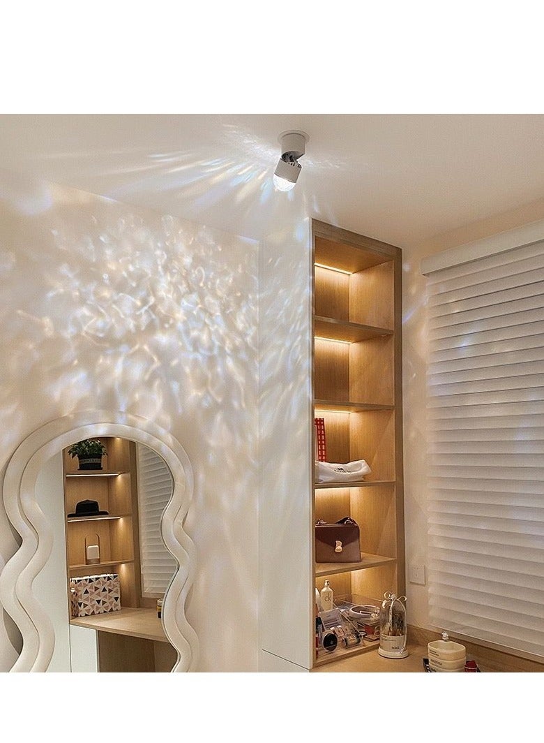 Ocean Wave Projector Lights, 16 Color Changing Crystal Lamp with Remote Control, Starry Night Light Projector, Dynamic Bedside Lamp Romantic Gift for Bedroom Living Room Decor - Image 5