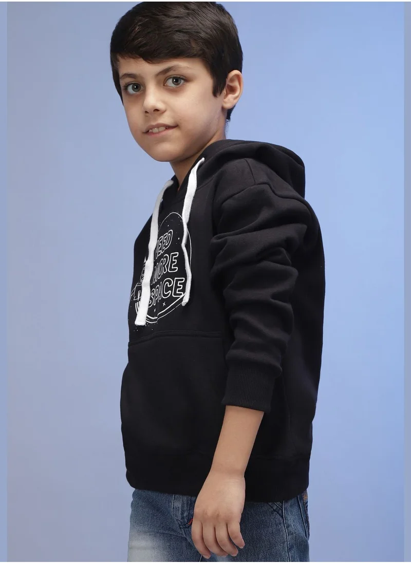 Instafab Front Pocket Printed Hoodie