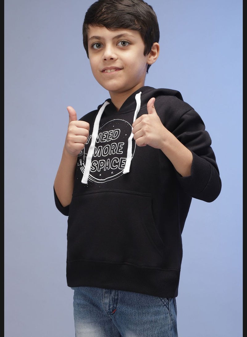 Instafab Front Pocket Printed Hoodie  - Image 2