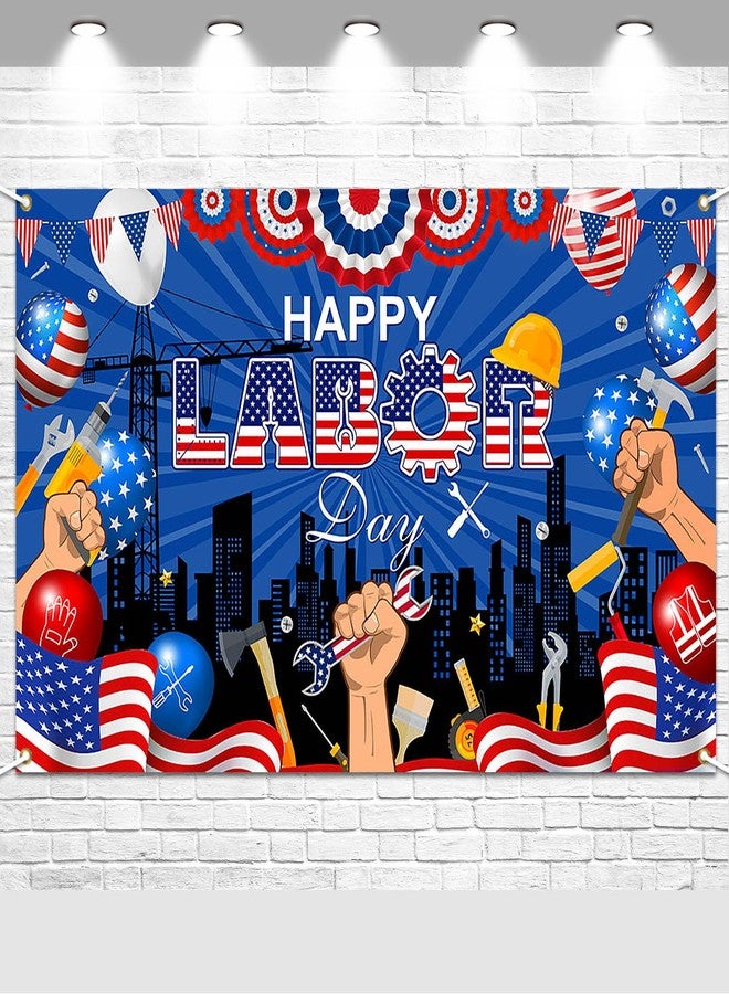 افيزانو خلفية عيد العمال السعيد من أفزانو، لافتة عيد العمال، زينة حفلات الاحتفال، للمنزل، المدرسة، المكتب، دعائم كشك التصوير الداخلي والخارجي، 70.8 × 43.3 - Image 1