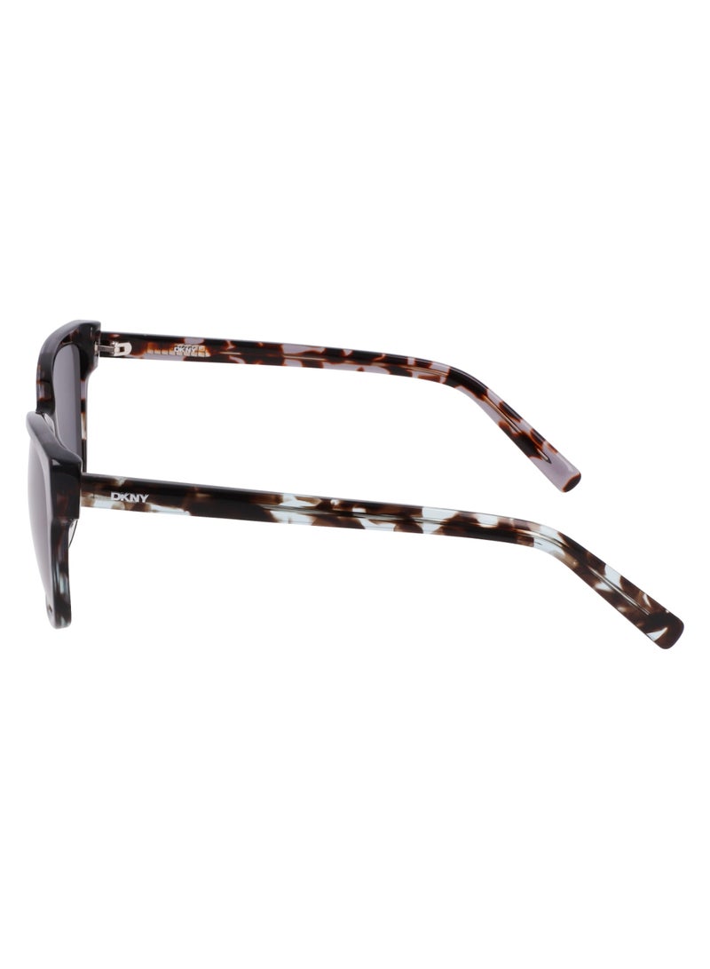 DKNY FULL RIM ACETATE ACETATE DKNY SUN DK552S 5517 (034) GREY/SAGE TORTOISE - Image 4