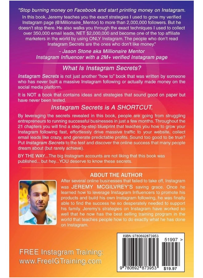 null - Jeremy McGilvrey Instagram Secrets: The Underground Playbook for Growing Your Following Fast, Driving Massive Traffic & Generating Predictable Profits - Image 1