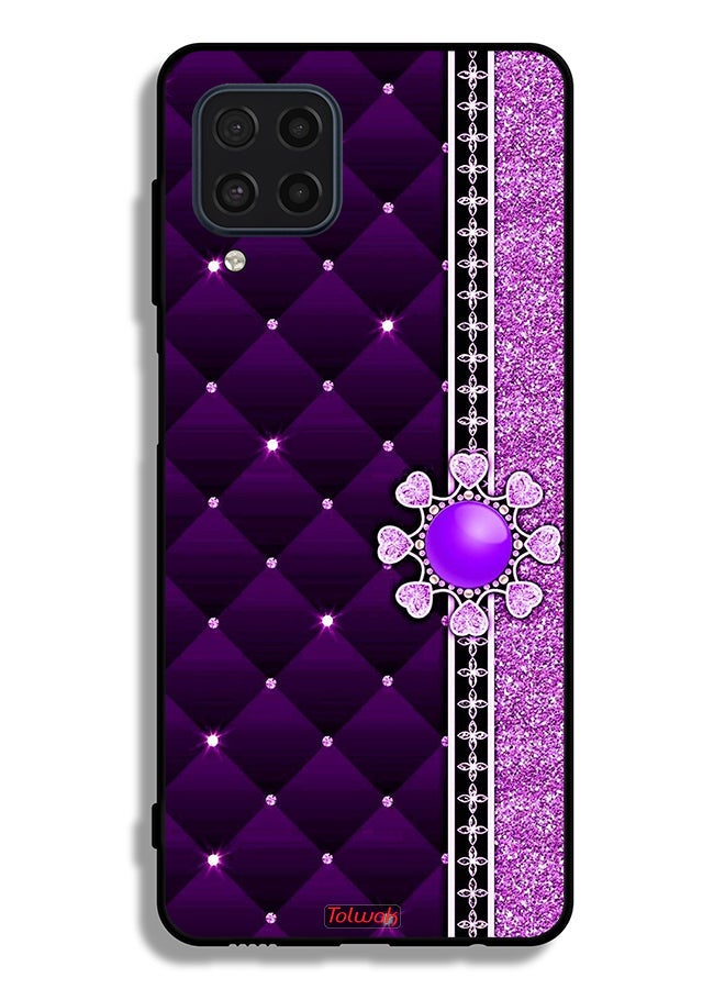 Tolwak Samsung Galaxy F22 Protective Case Cover Glitter Hearts - Image 2