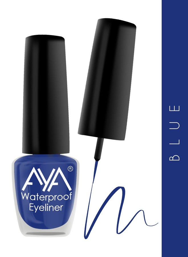AYA 24 Hrs Long Lasting & Waterproof Eyeliner, Set of 2, (Black and Blue) | Smudge Proof, Transfer Proof Eye Liner for Eye Makeup | - Image 3