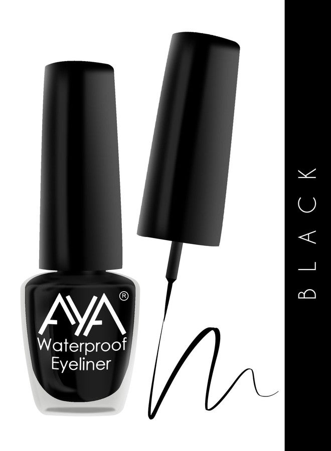 AYA 24 Hrs Long Lasting & Waterproof Eyeliner, Set of 2, (Black and Blue) | Smudge Proof, Transfer Proof Eye Liner for Eye Makeup | - Image 2