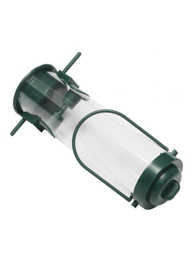 NIBEMINENT Hanging Bird Feeder Clear/Green - Image 2