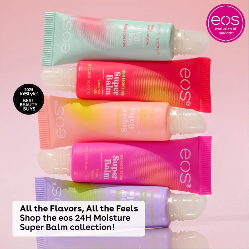 eos 24H Moisture Super Balm - Honey Apple, Day or Night Lip Treatment, Made for Sensitive Skin, Lip Balms & Moisturizers, 0.35 fl oz - Image 5