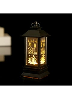 نيبمينينت فوانيس رمضان، زينة إضاءة رمضان، تصميم فوانيس LED عتيقة بتصميم مجوف لتزيين طاولة عطلة رمضان  - Image 1
