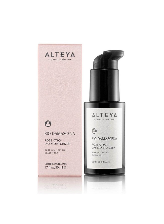 Alteya Organics Day Moisturizer Certified Organic Skin Care 1.7 Fl Oz/50 mL Bio Damascena Award-Winning Face Cream With Organic Bulgarian Rose Oil - Image 2
