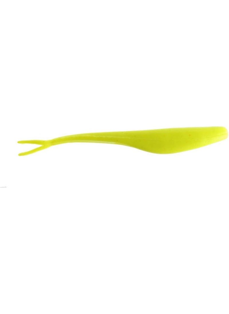 Berkley Berkley Gulp Jerk Shad Saltwater Fishing Soft Bait Chartreuse 5in  - Image 1
