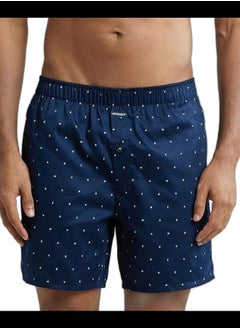 Jockey NY07 Men's Super Combed Cotton Satin Weave Printed Boxer Shorts with Side Pocket
